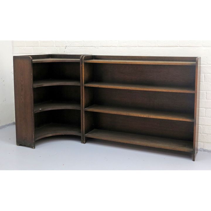 PARTRIDGE WOOD CORNER BOOKSHELF