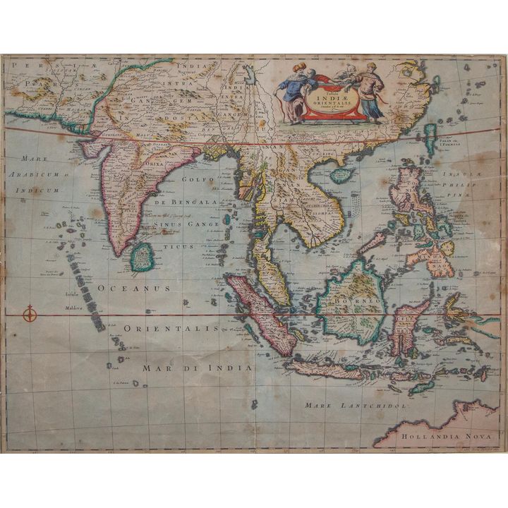 De WITT, FREDERICK - Tabula Indiae Orientalis