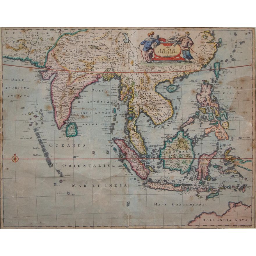 De WITT, FREDERICK - Tabula Indiae Orientalis