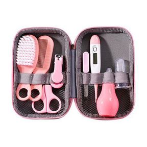 Chenshia 8-in-1 Baby Newborn Care Kit in Travel Pouch Pink 0-36 months |