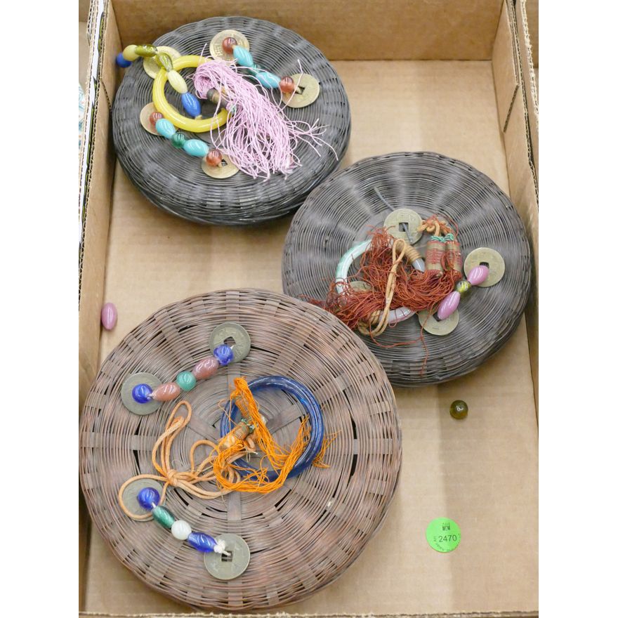Bx 3pc Old Chinese Hope Baskets