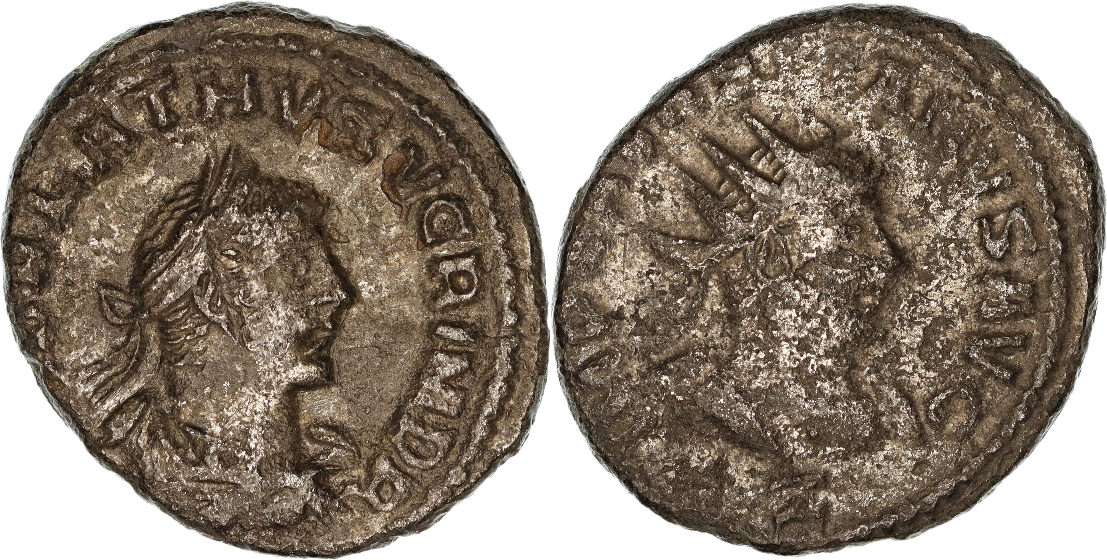 Roman Empire, Vabalathas & Aurelian, Æ Antoninianus, 271-272 AD, nVF