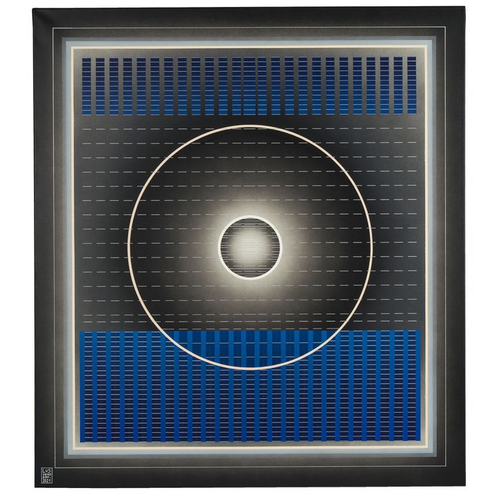 Łukasz Kowalik (Lu Svensson) | Harmonia ciszy, z cyklu "Hołd dla Agnes Martin", 2021