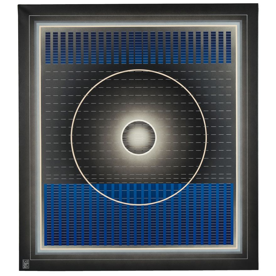 Łukasz Kowalik (Lu Svensson) | Harmonia ciszy, z cyklu "Hołd dla Agnes Martin", 2021