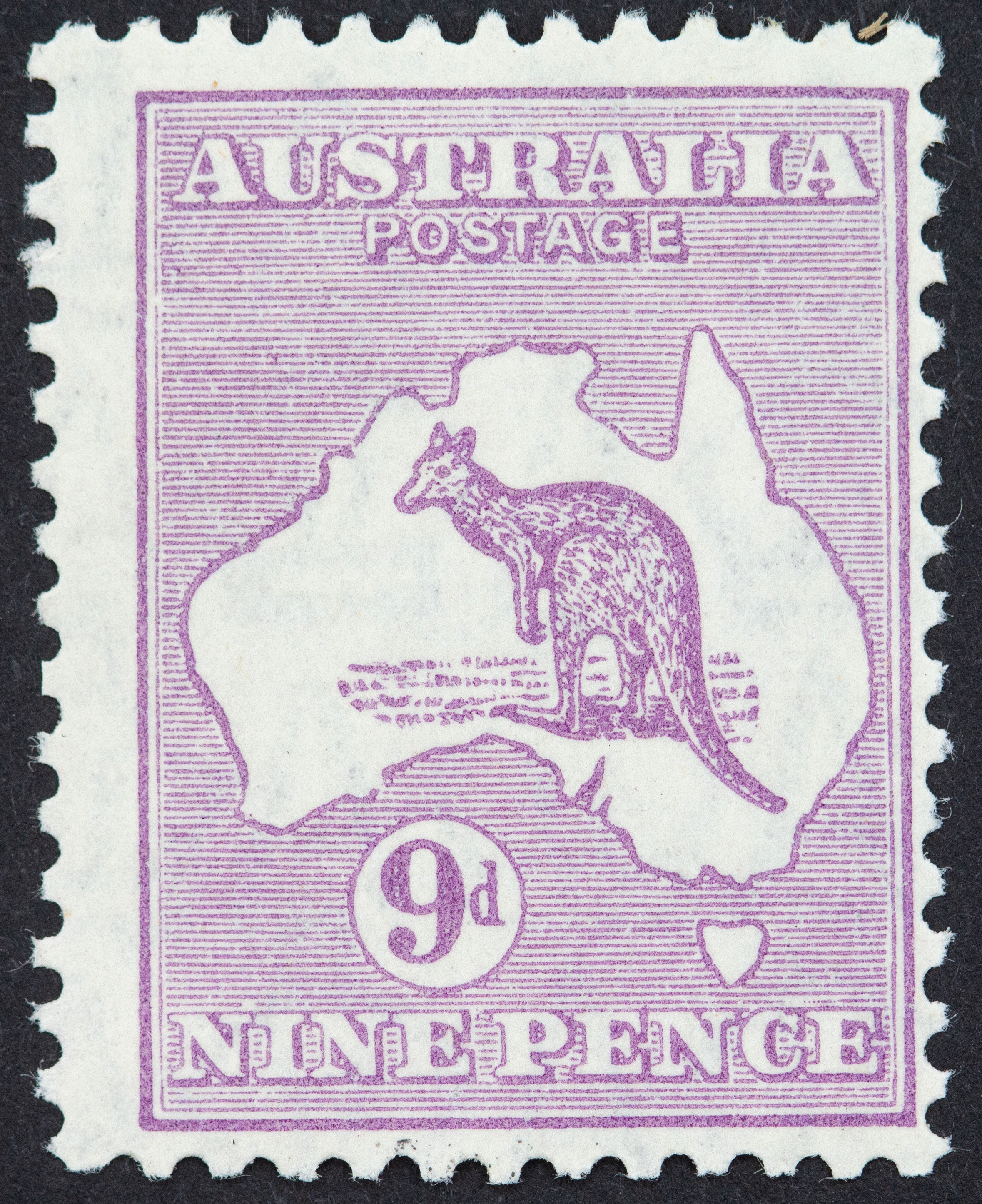 Small Multiple Watermark , Ninepence, 1929, Fine