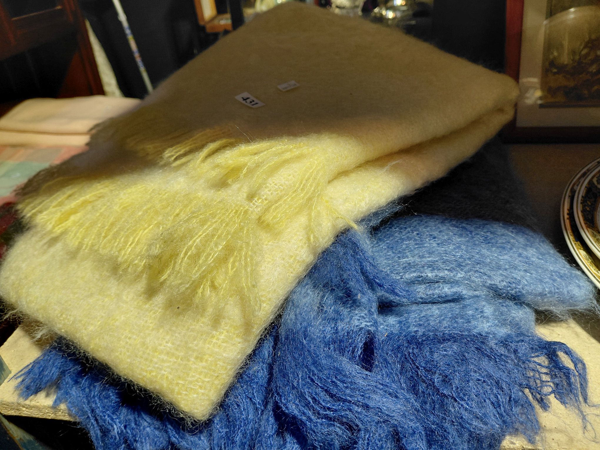 431 · MOHAIR BLANKETS