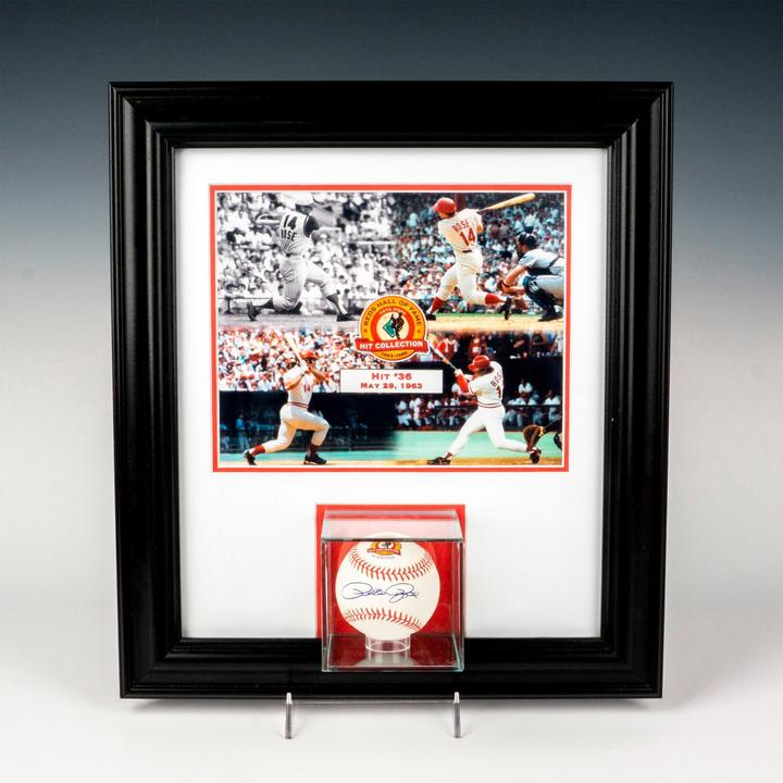Pete Rose Shadow box baseball memorabilia