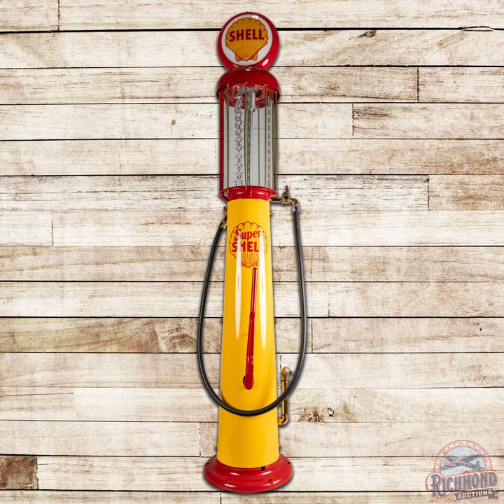 Shell Gasoline Ten Gallon Visible Gas Pump