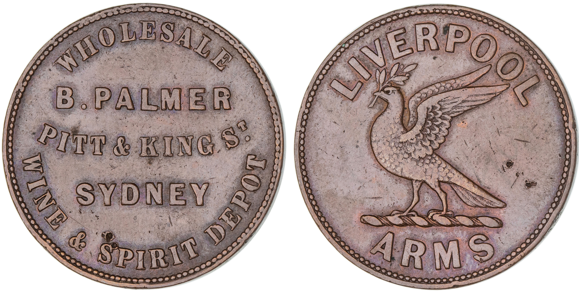 B. Palmer, Sydney, NSW, Penny, gVF