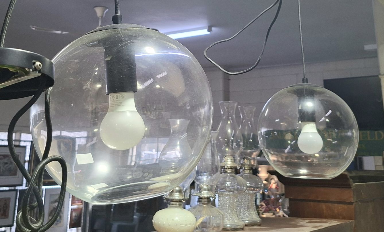 Pair Of Hanging Lights