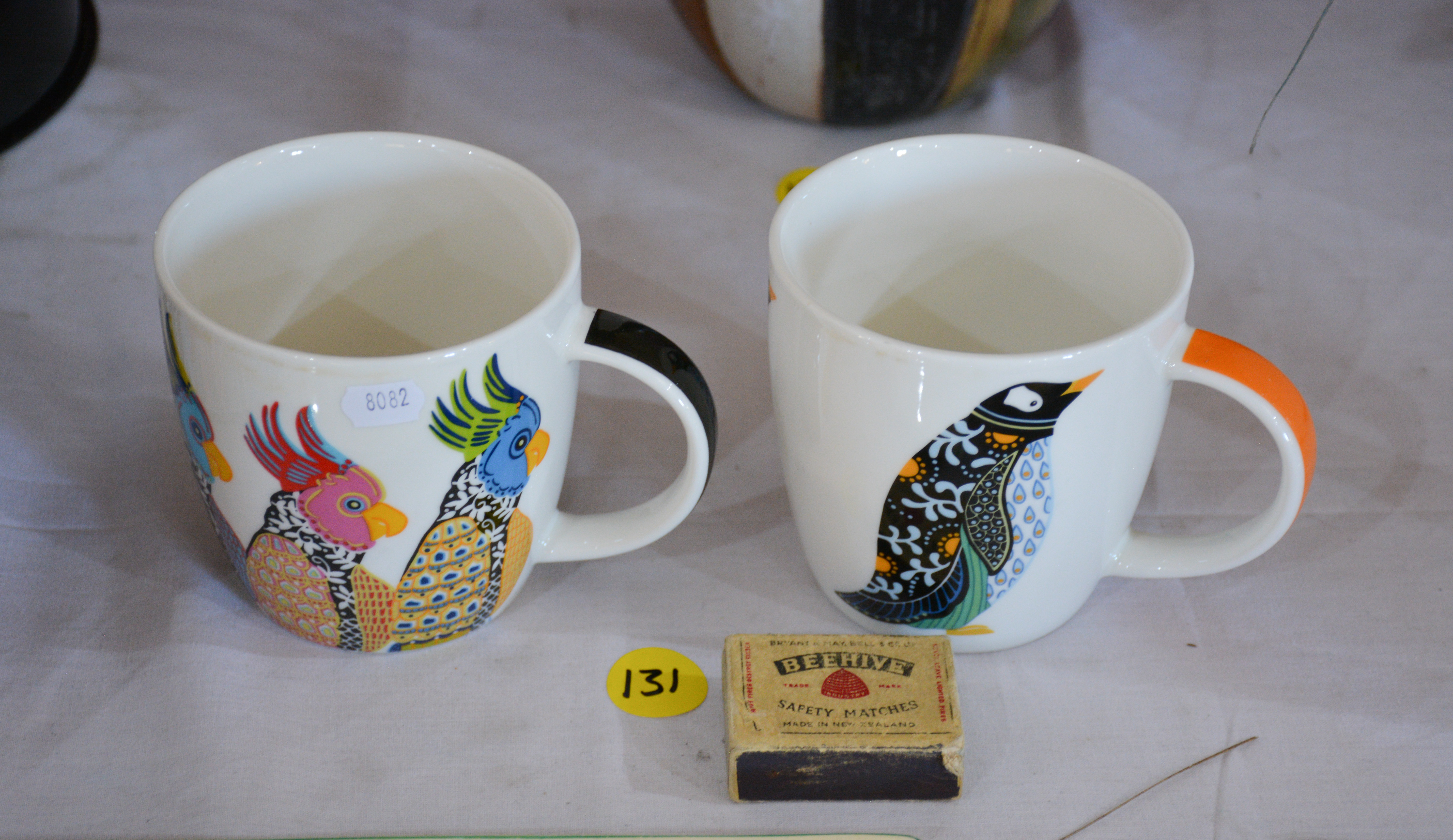 Churchill Bird-Themed Mugs x 2 — NZ auction result