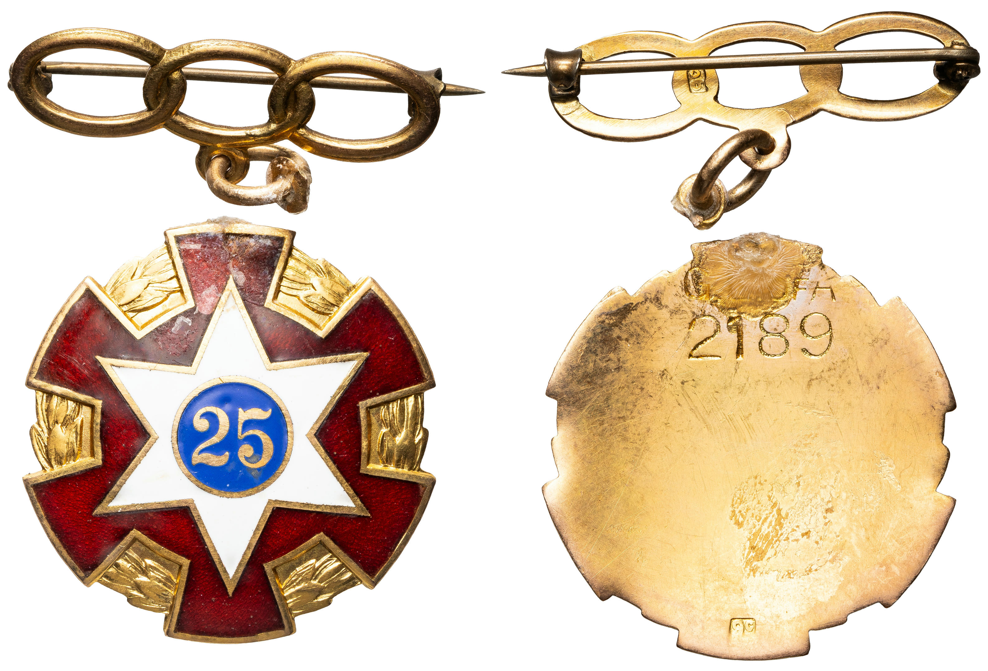 Independent Order of Odd Fellows Fob Medal, C. Early 1900s, F