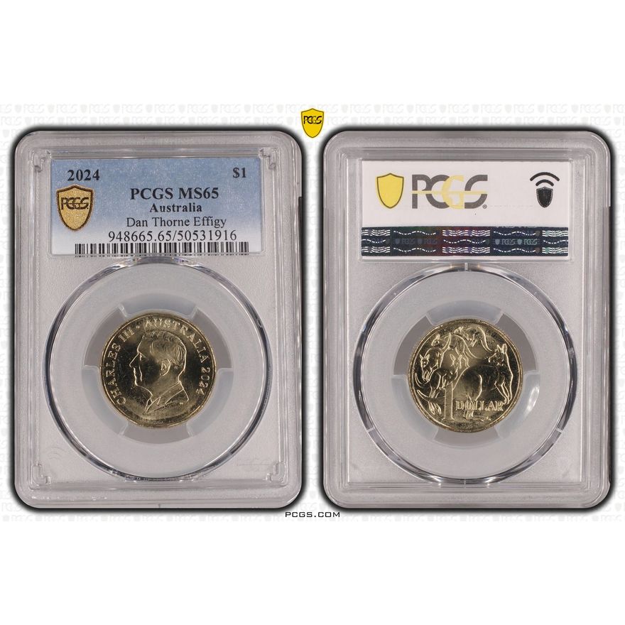 Dan Thorne Effigy, One Dollar, 2024, PCGS MS65