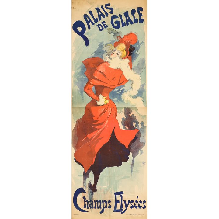 Jules Cheret ''Palais de Glace'' 1893 Poster