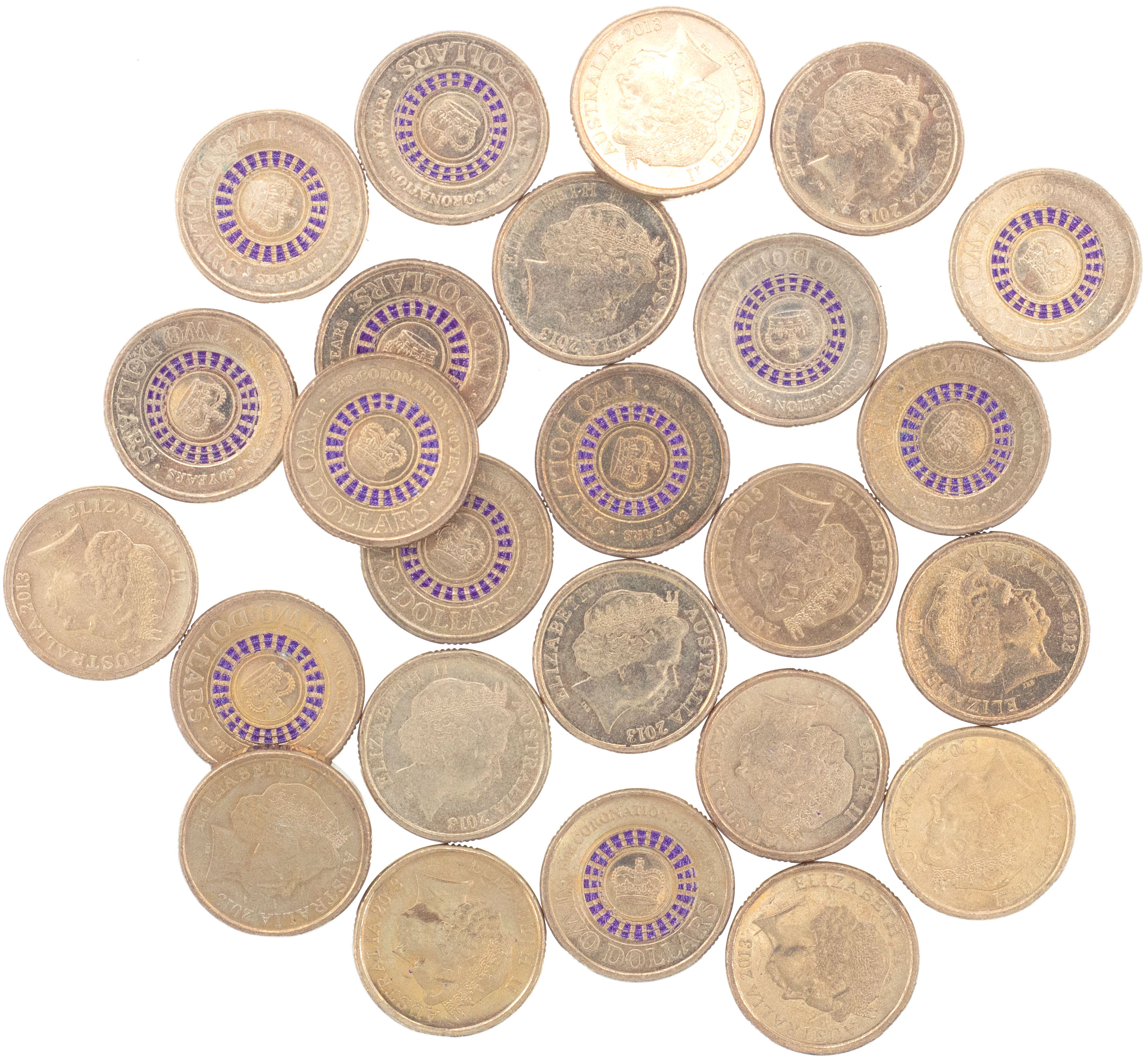 Elizabeth II, Two Dollars, 2013, aUNC - UNC