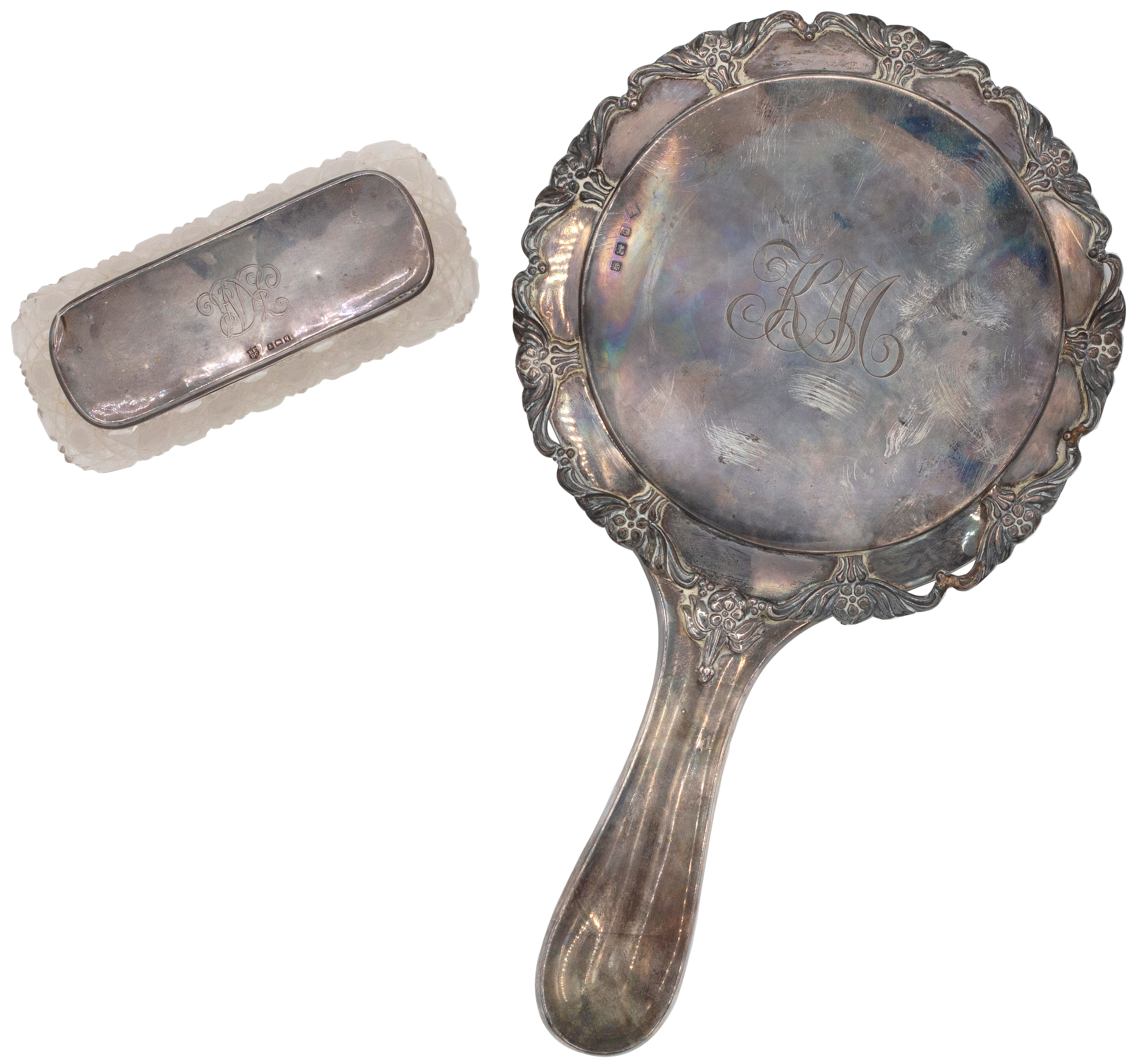39 · Sterling Silver Vanity Set,