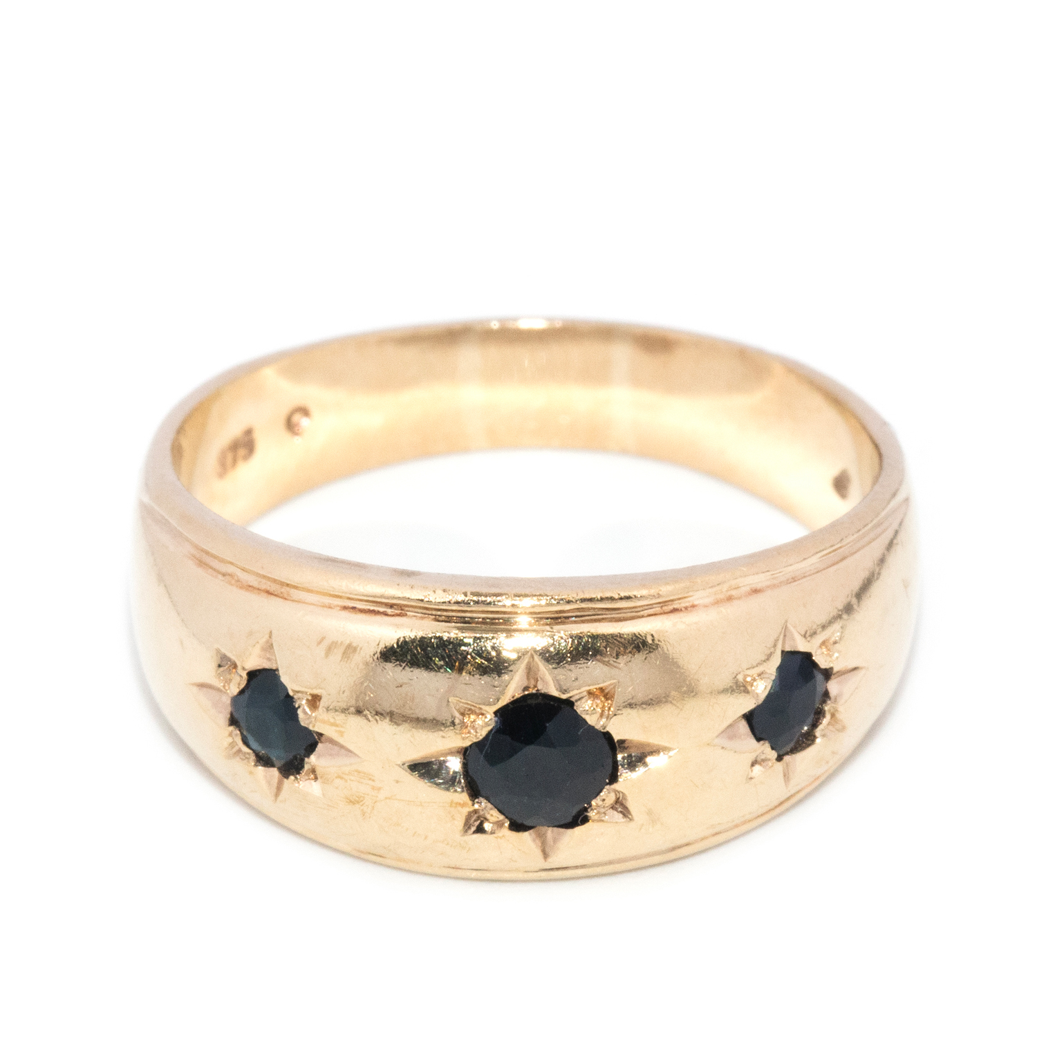 9 carat Black Sapphire Ring