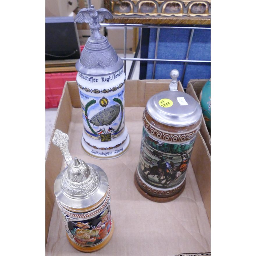 Box German Beer Steins