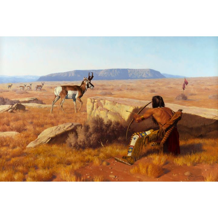 Ken Laager (1953-), Pronghorn Curiosity