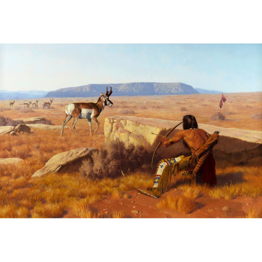 Ken Laager (1953-), Pronghorn Curiosity
