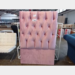 MAI LIFESTYLE - ISAACS LOCAL MASE - PINK ROUND SHAPE HEADBOARD - PINK - SINGLE