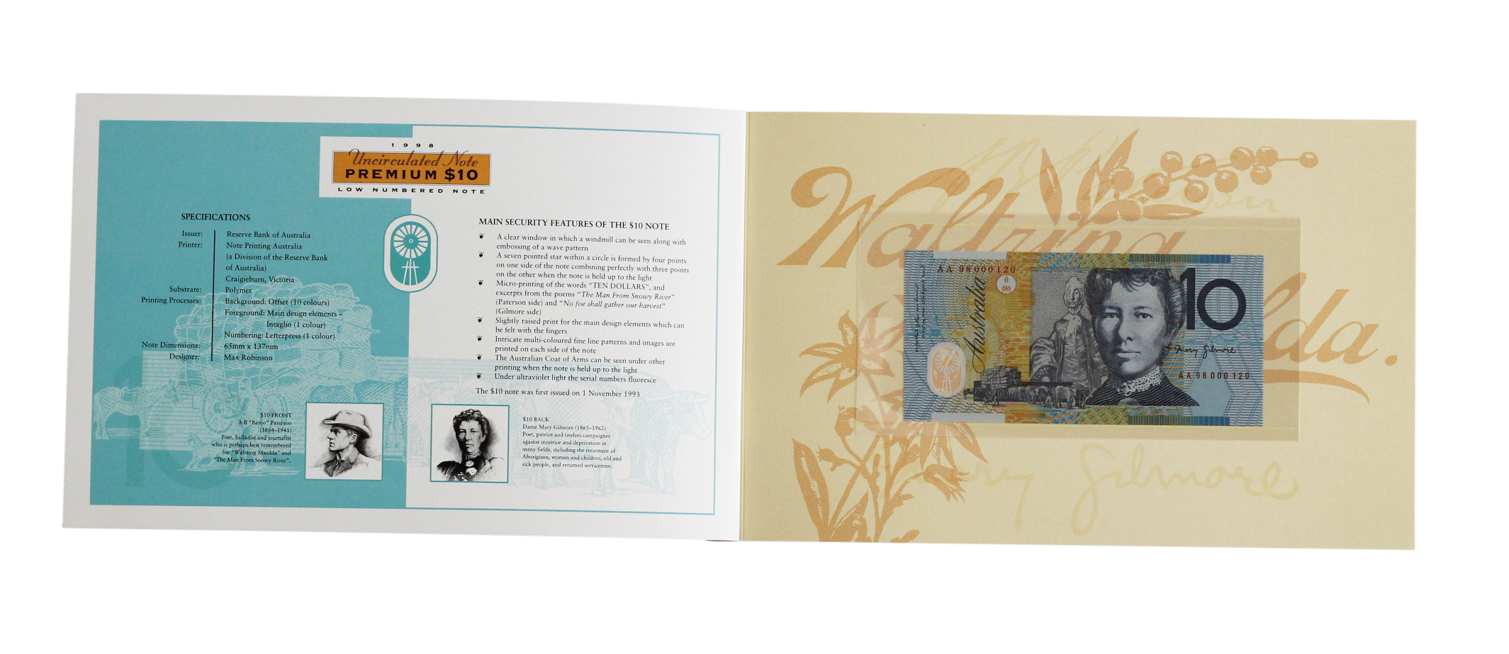 2022. · Collection, Ten Dollar, UNC