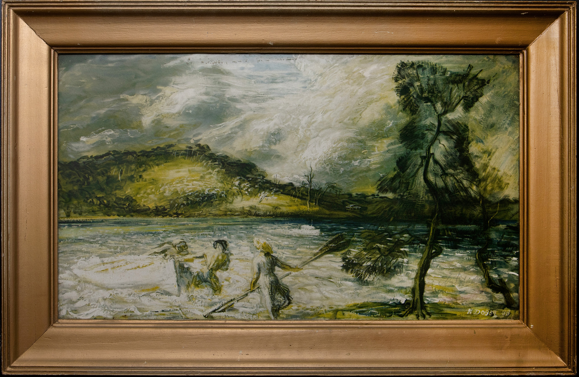 470 · William Dobell (1899-1970), 'Storm Approaching, Wangi', after 1948