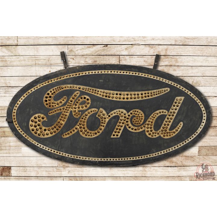 Ford Punched Metal Lighted Identification Sign TAC 7.5 & 7
