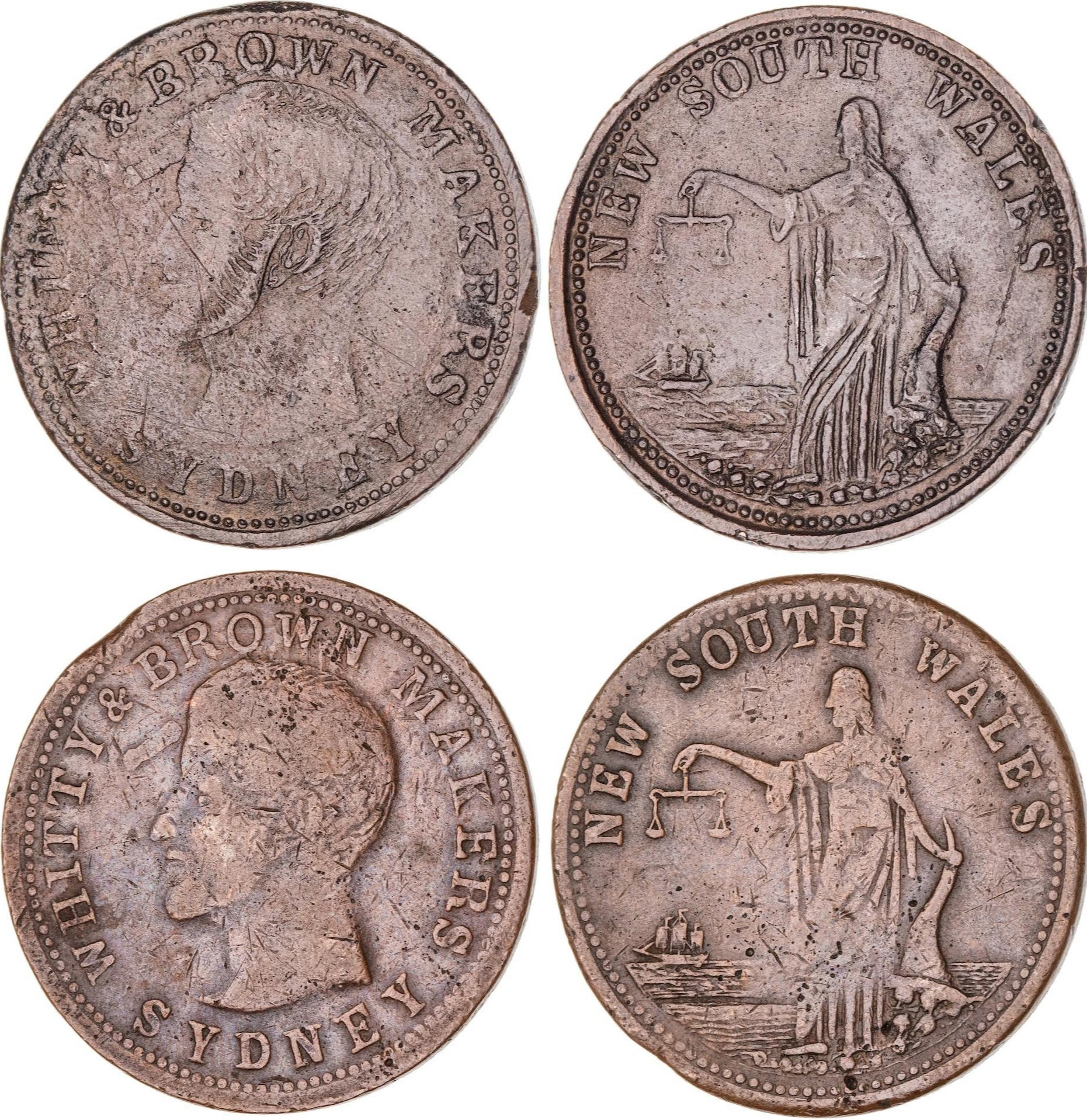 Sydney, NSW, Whitty & Brown, Penny, ND, gFine