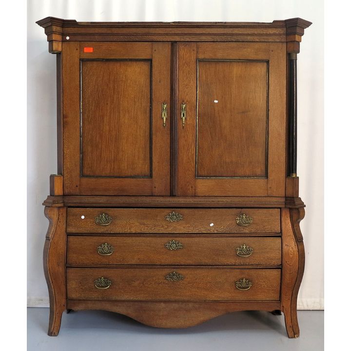 DUTCH OAK CUPBOARD