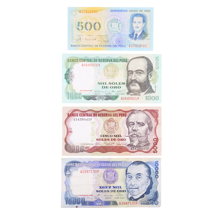 4 billeres Perú