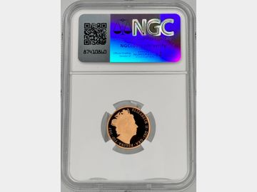2016 JAMES BUTLER PROOF GOLD HALF SOVEREIGN PF70 UCAM TOP POP!