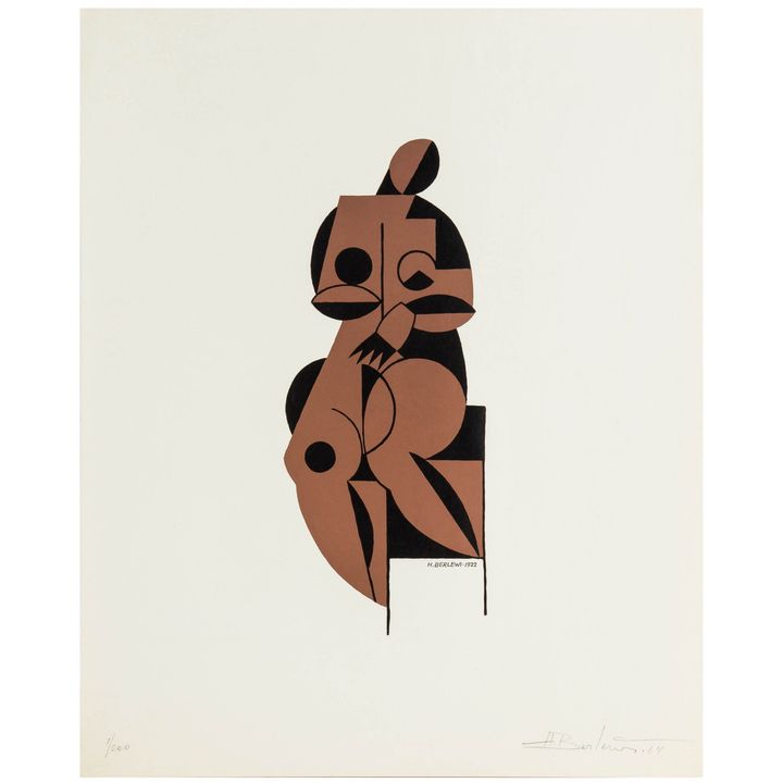 Henryk Berlewi | Akt, 1922/1964