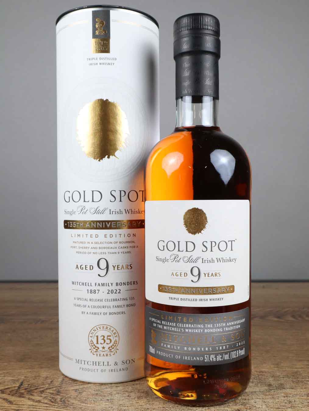Gold Spot 9 Year Irish Whiskey