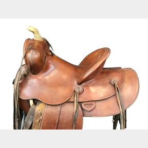 Vintage Fred Mueller Saddle And Accessories