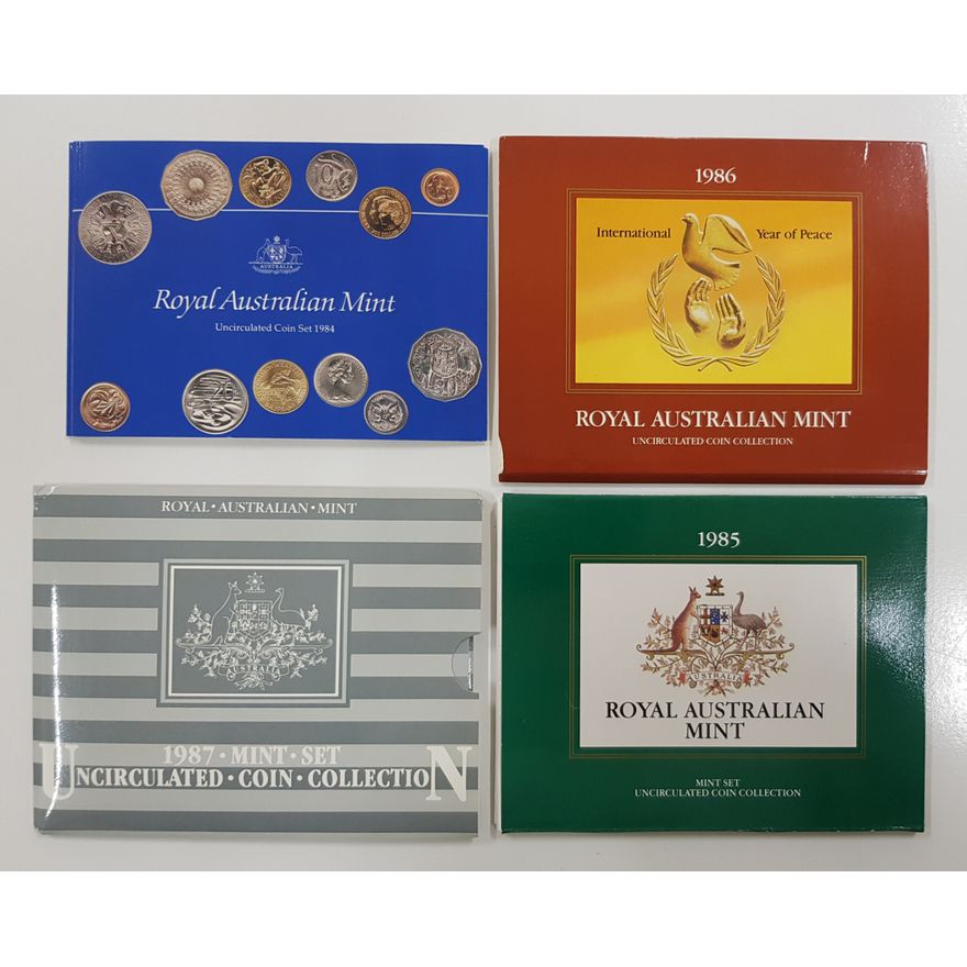 Unc. Coin Sets (x4)