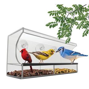 Outdoor Window Bird Feeder Transparent Bird Feeder |