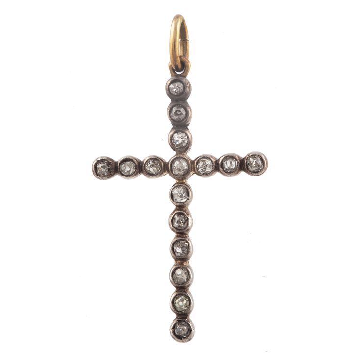 Krzyżyk z diamentami, XIX/XX w.