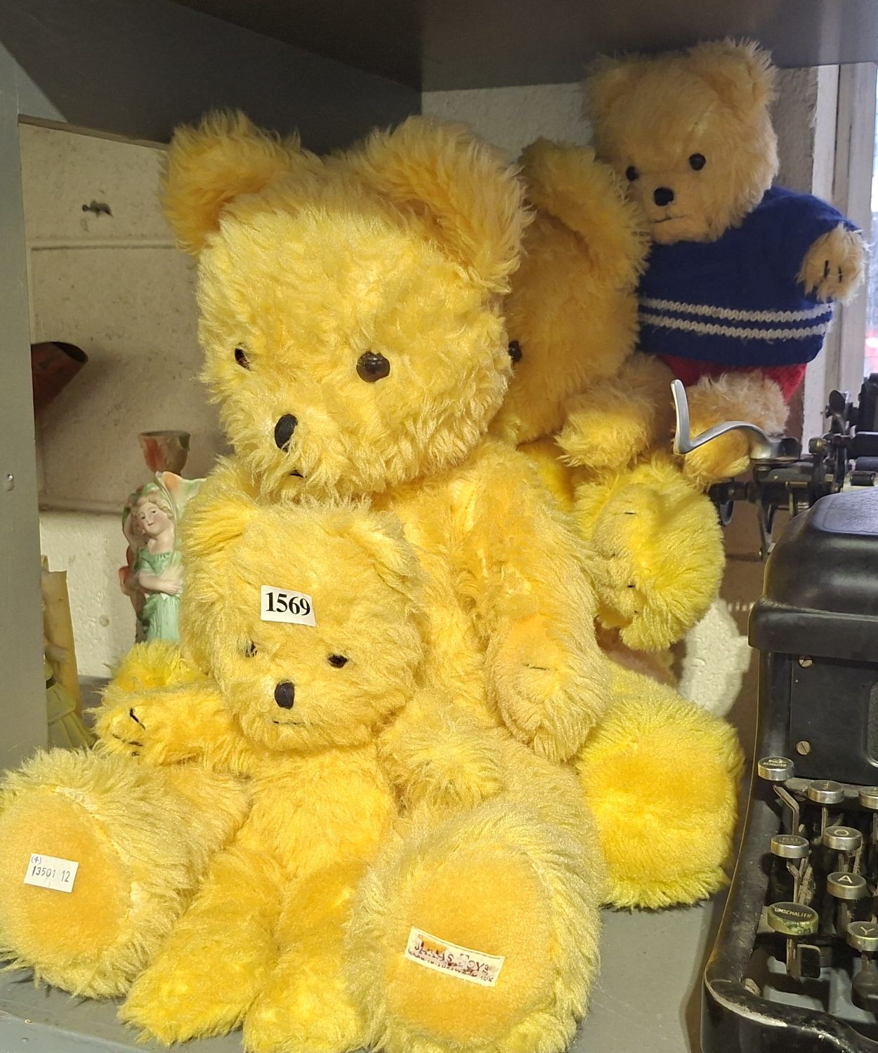 Four Jackas Toy Teddy Bears