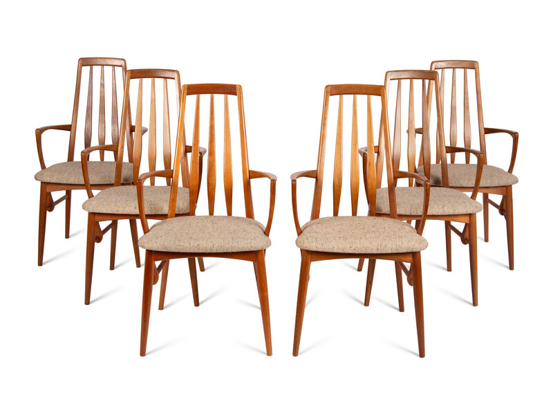 A Set of Eight Niels Koefoed  Eva Dining Chairs