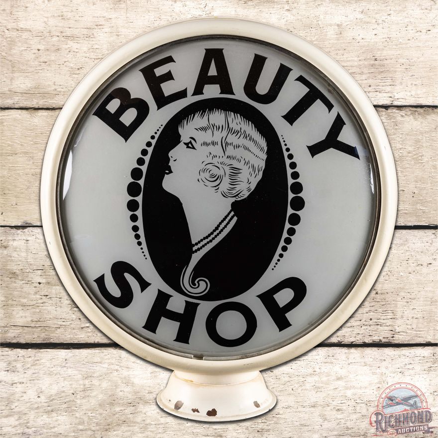 Beauty Shop 15" Complete Advertising Globe w/ HP Metal Body