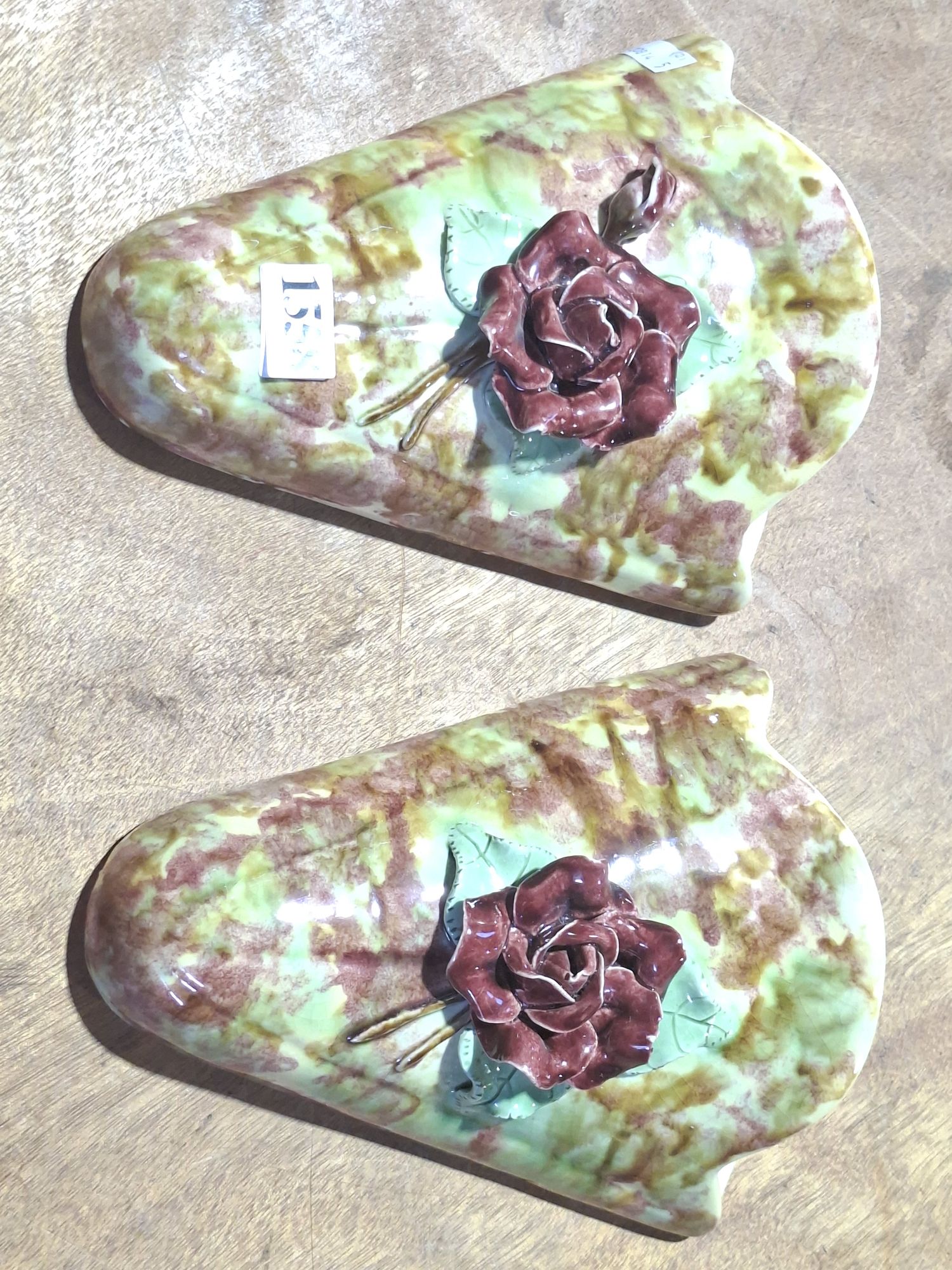 Rose Design Wall Pockets