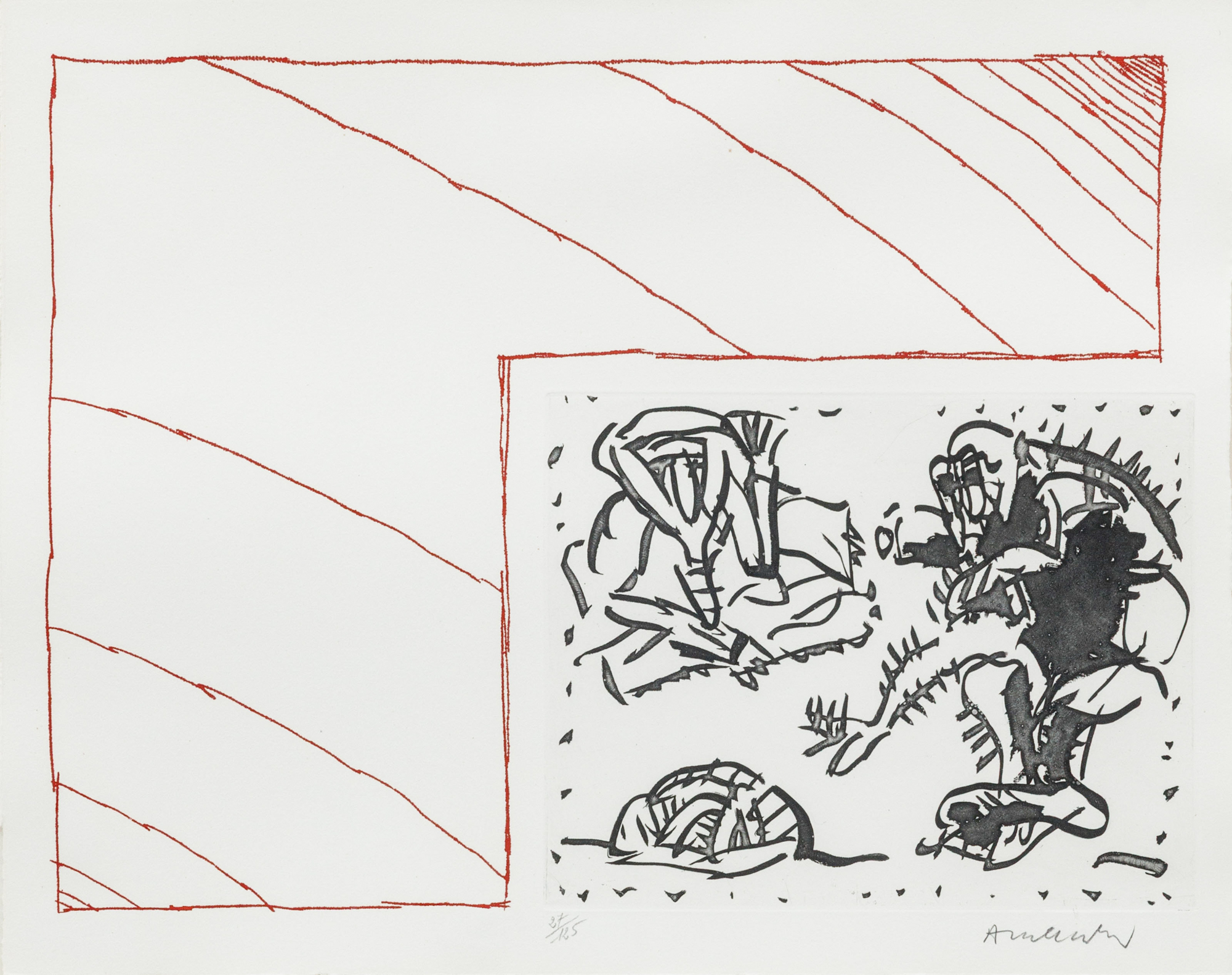 Pierre alechinsky (°1927) – kavel bij Bernaerts, Antwerp