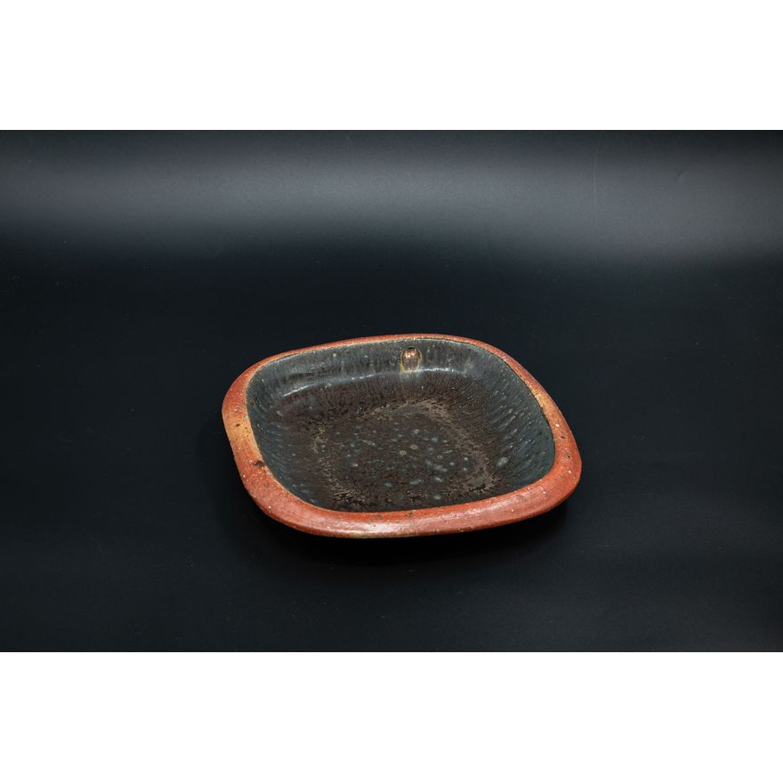 Potter Unknown - Square stoneware platter