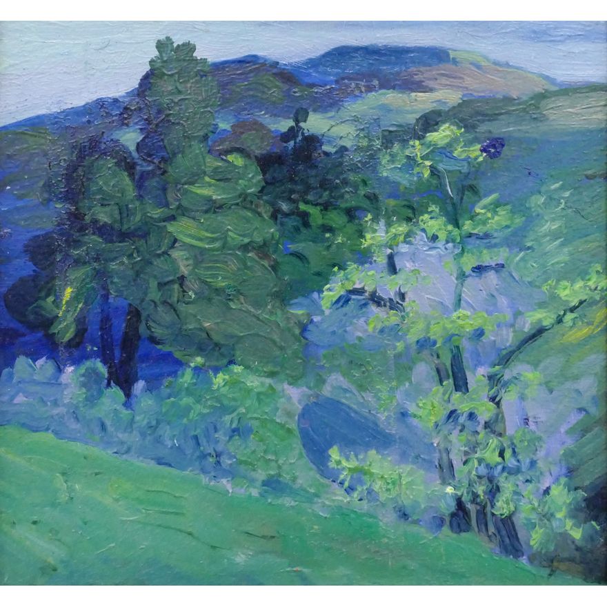 Clara Jane Stephens ''Summer Trees'' Oil