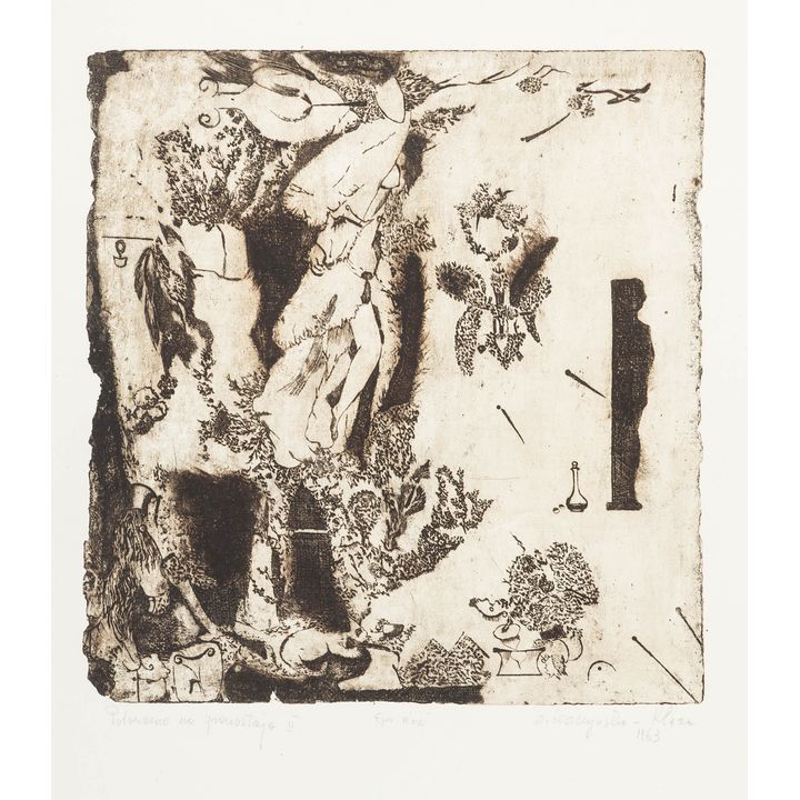 Danuta Leszczyńska-Kluza | Polowanie na gronostaja II, 1963