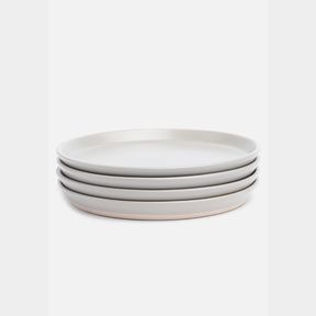 Ashen Dinner Plate Set Of 3 Grey Dining Serveware | FEET BENT