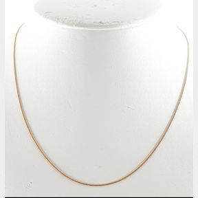9CT YELLOW GOLD PLATED STERLING SILVER ANCHOR CHAIN - 51929/11324