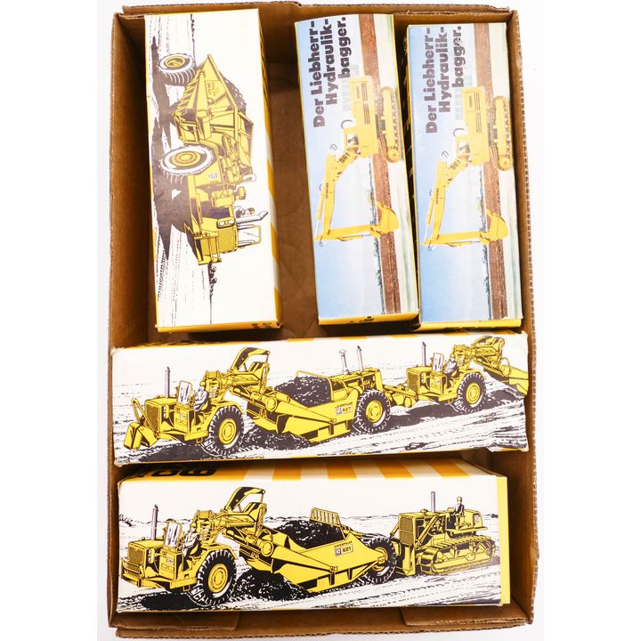 Box 5pc Liebherr Diecast Construction Toys in Boxes