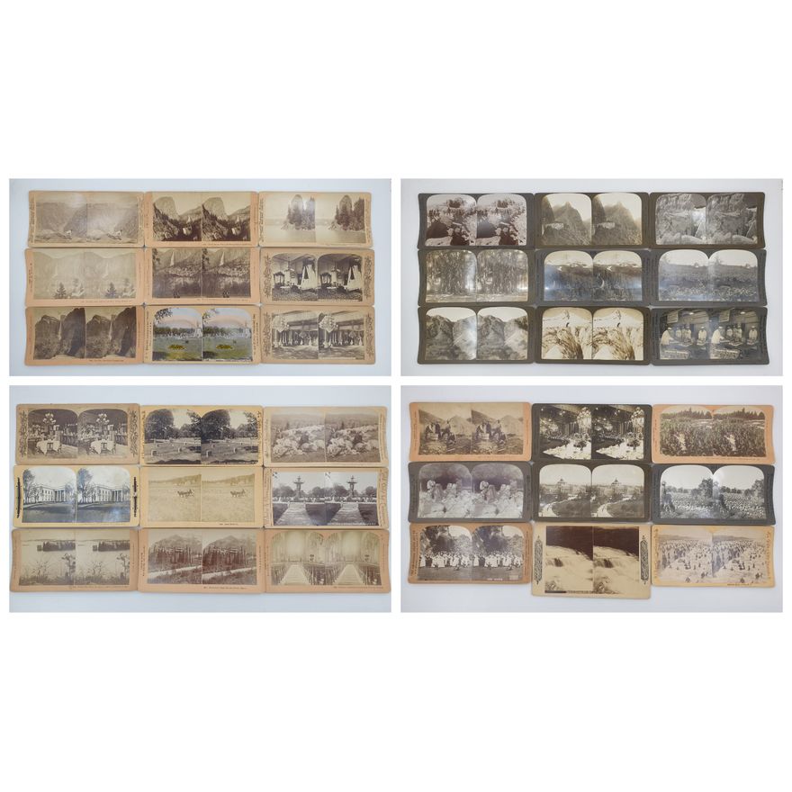 Stereograph Cards - USA (x36)